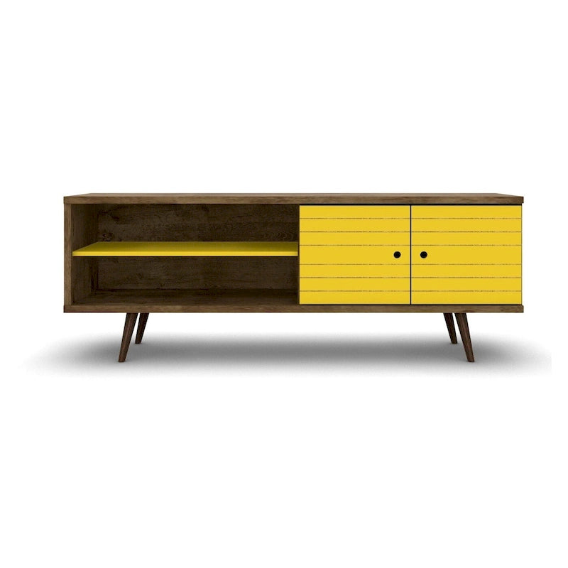 Manhattan Comfort Console d'armoire multimédia moderne en bois Sortland