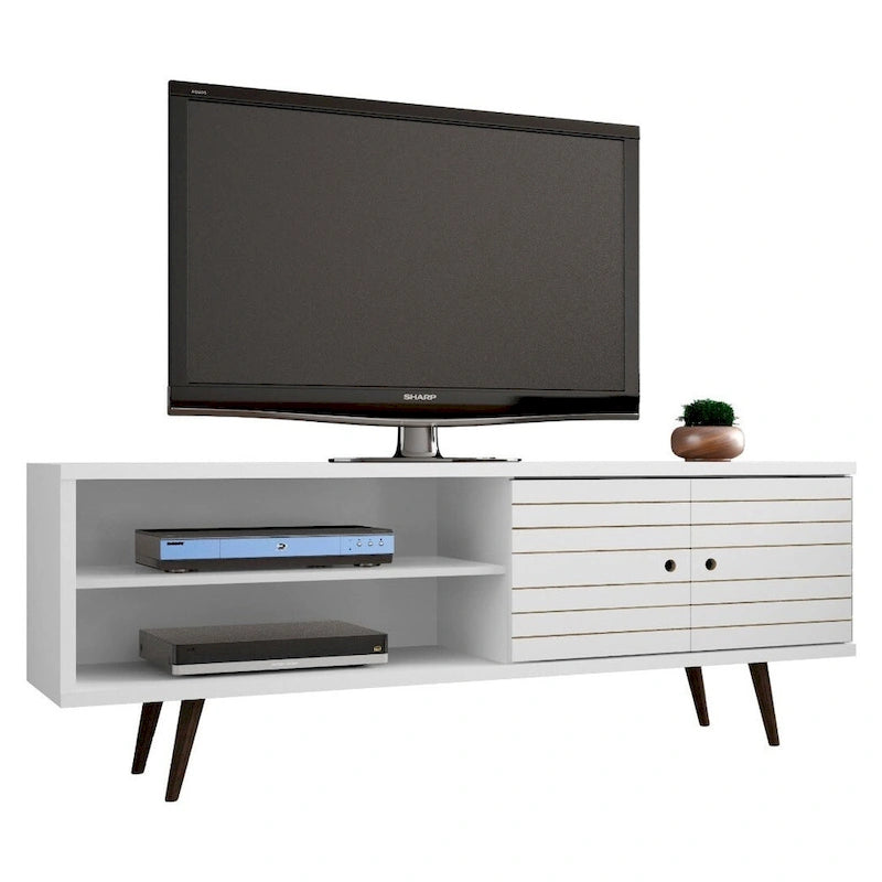 Manhattan Comfort Console d'armoire multimédia moderne en bois Sortland