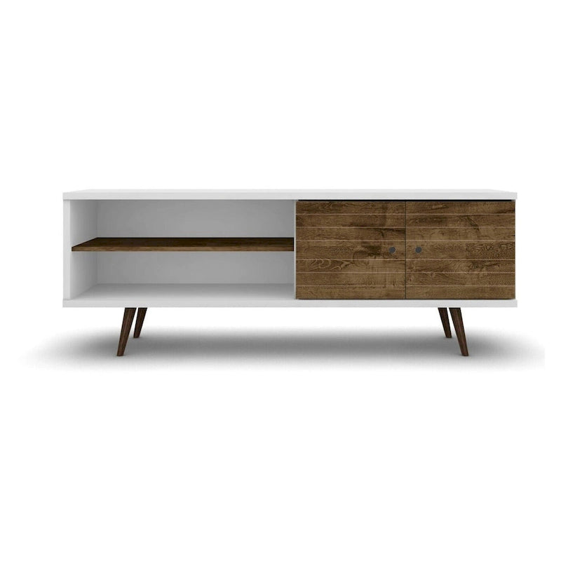 Manhattan Comfort Console d'armoire multimédia moderne en bois Sortland