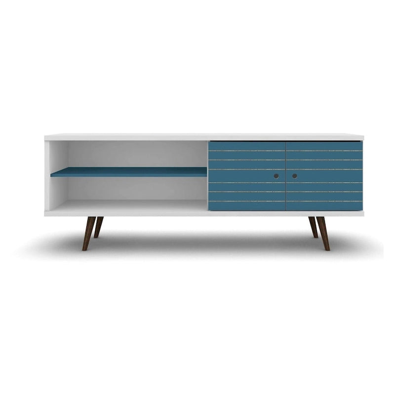 Manhattan Comfort Console d'armoire multimédia moderne en bois Sortland