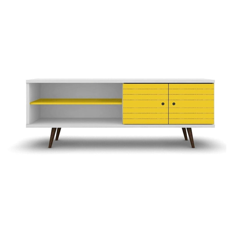 Manhattan Comfort Console d'armoire multimédia moderne en bois Sortland