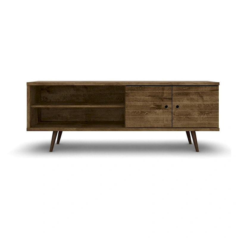 Manhattan Comfort Console d'armoire multimédia moderne en bois Sortland