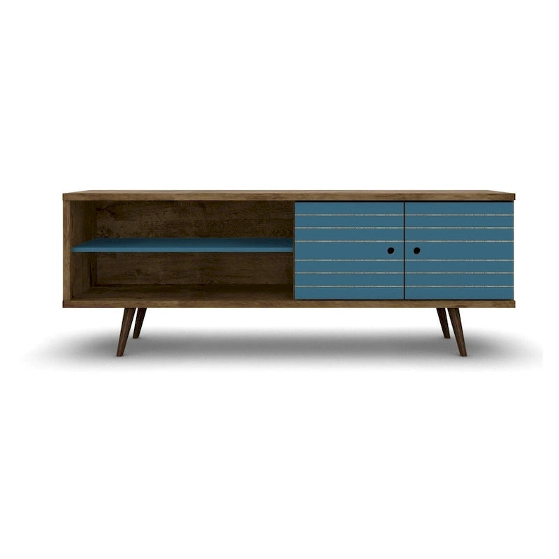 Manhattan Comfort Console d'armoire multimédia moderne en bois Sortland