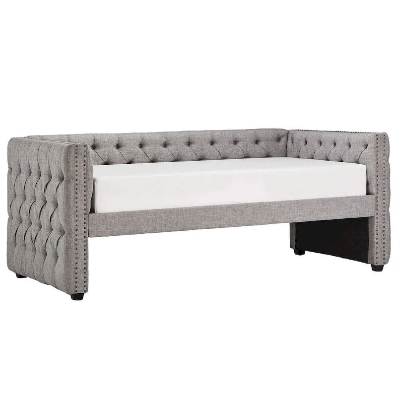Lit de jour double capitonné Knightsbridge par iNSPIRE Q Artisan