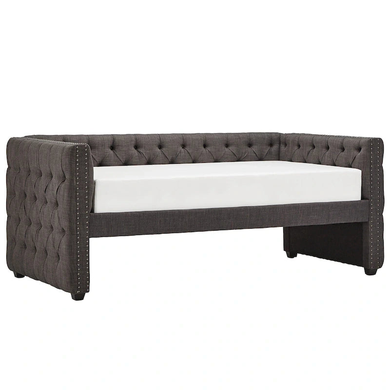 Lit de jour double capitonné Knightsbridge par iNSPIRE Q Artisan