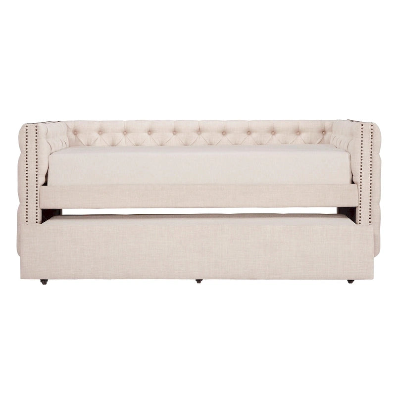 Lit de jour double capitonné Knightsbridge par iNSPIRE Q Artisan