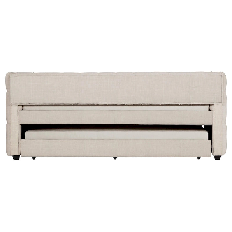 Lit de jour double capitonné Knightsbridge par iNSPIRE Q Artisan