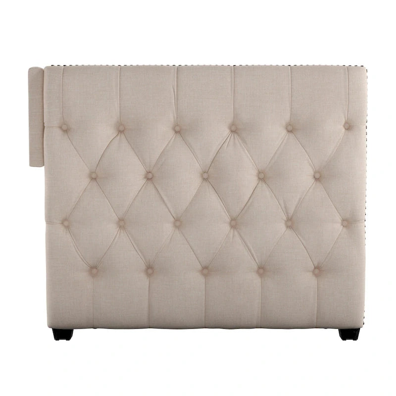 Lit de jour double capitonné Knightsbridge par iNSPIRE Q Artisan