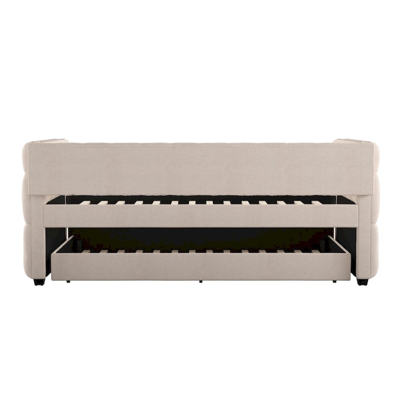 Lit de jour double capitonné Knightsbridge par iNSPIRE Q Artisan
