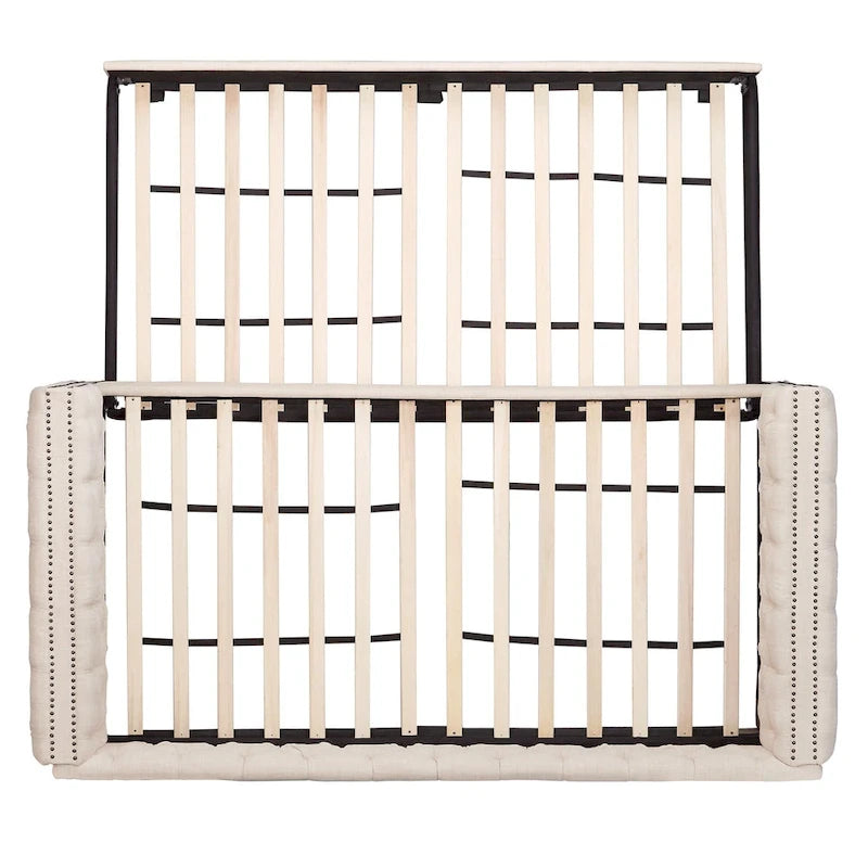 Lit de jour double capitonné Knightsbridge par iNSPIRE Q Artisan
