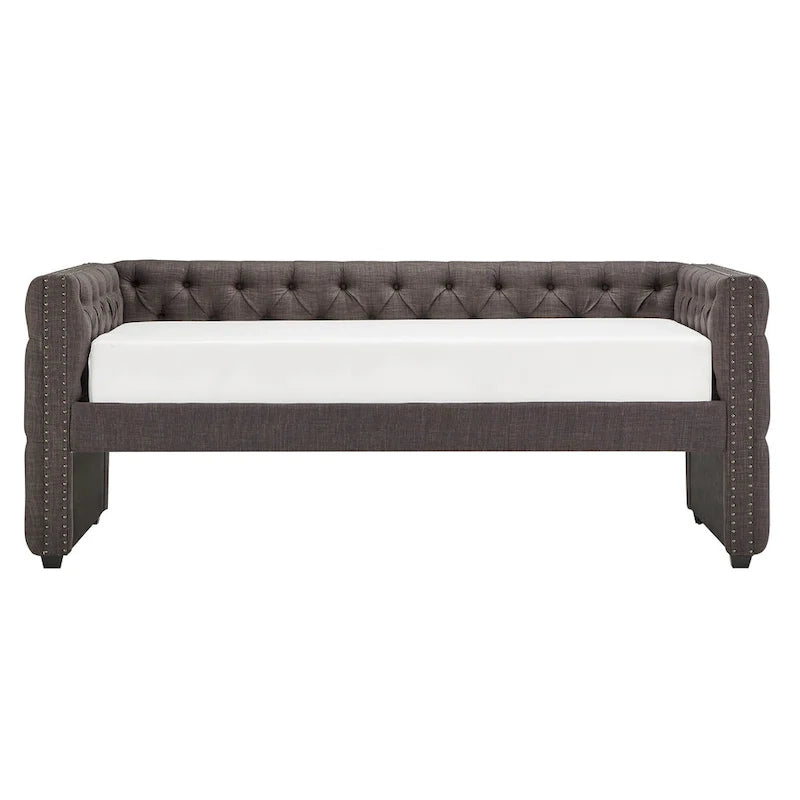 Lit de jour double capitonné Knightsbridge par iNSPIRE Q Artisan