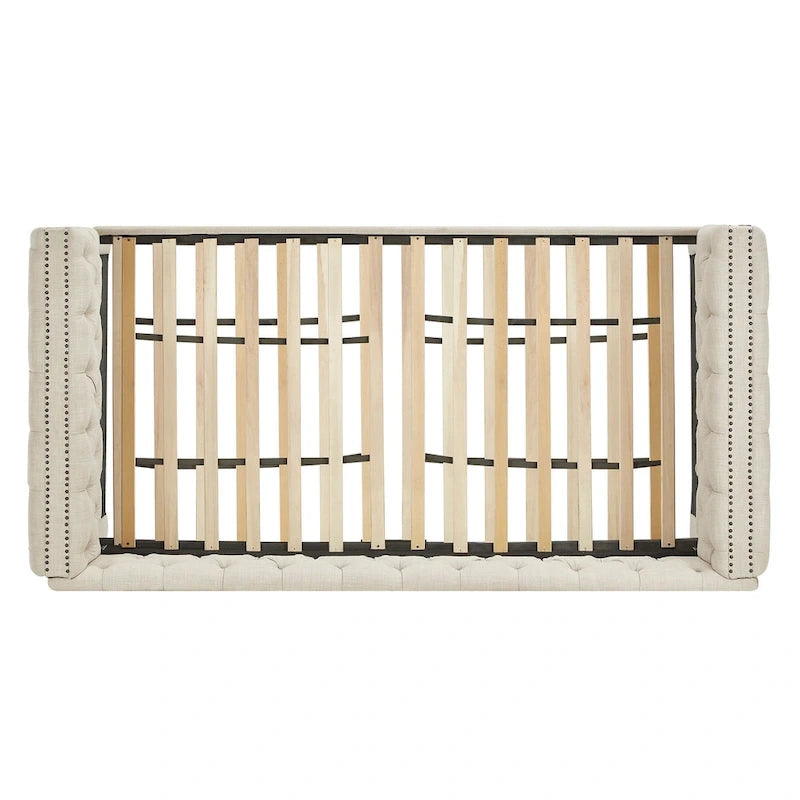 Lit de jour double capitonné Knightsbridge par iNSPIRE Q Artisan