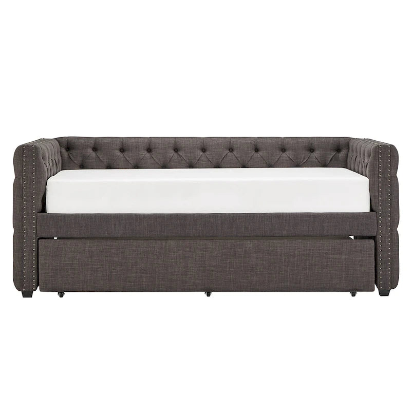 Lit de jour double capitonné Knightsbridge par iNSPIRE Q Artisan