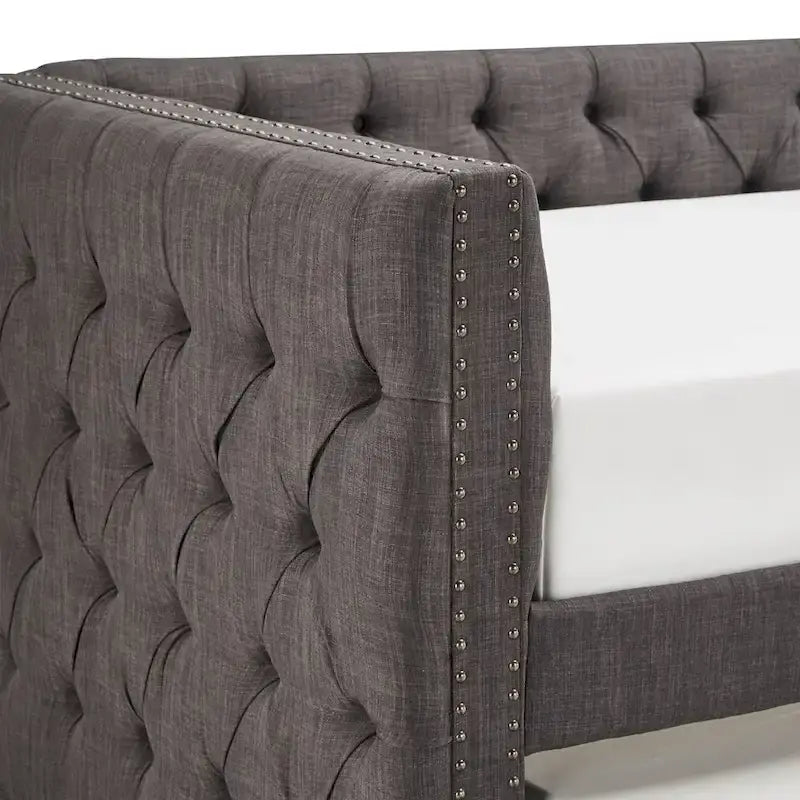 Lit de jour double capitonné Knightsbridge par iNSPIRE Q Artisan
