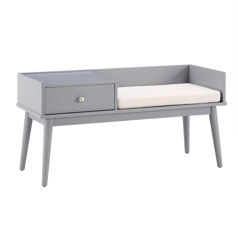 Banc d'entrée Niklas à 1 tiroir avec coussin iNSPIRE Q Moderne
