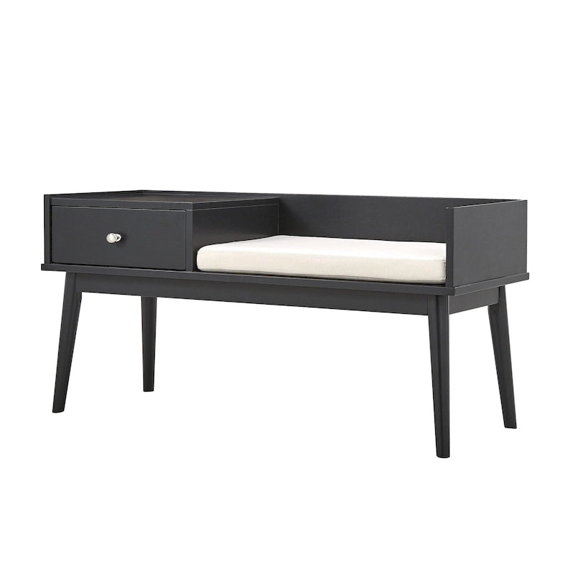 Banc d'entrée Niklas à 1 tiroir avec coussin iNSPIRE Q Moderne