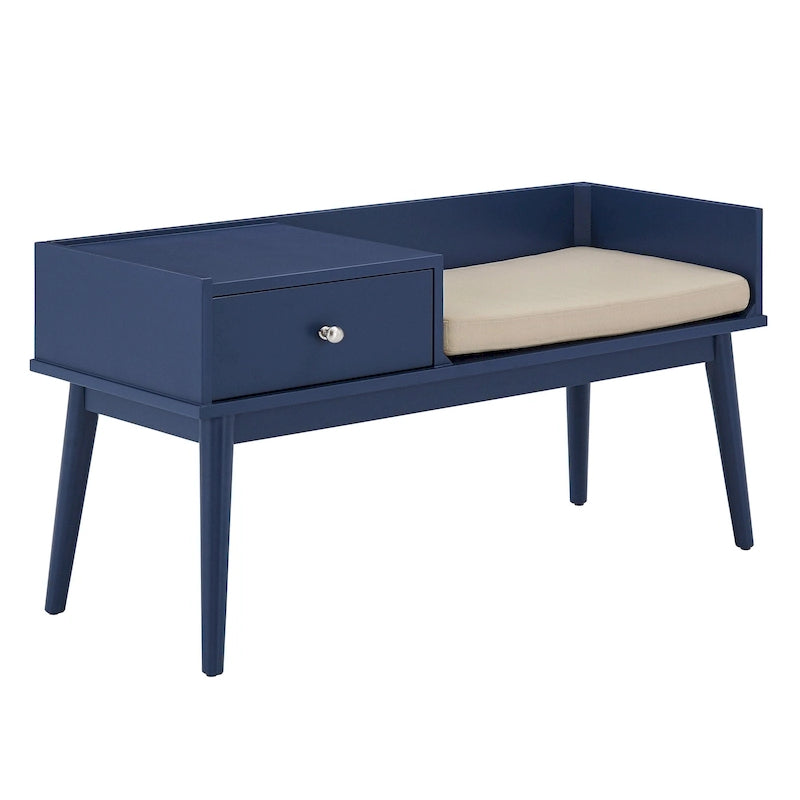 Banc d'entrée Niklas à 1 tiroir avec coussin iNSPIRE Q Moderne