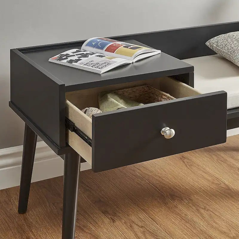 Banc d'entrée Niklas à 1 tiroir avec coussin iNSPIRE Q Moderne