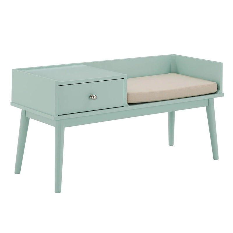 Banc d'entrée Niklas à 1 tiroir avec coussin iNSPIRE Q Moderne