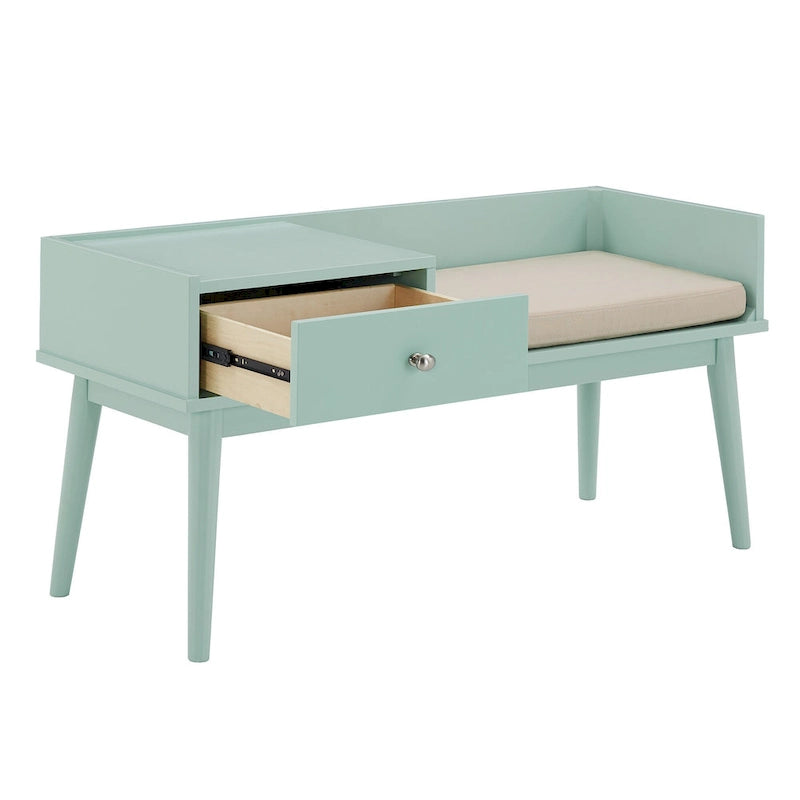 Banc d'entrée Niklas à 1 tiroir avec coussin iNSPIRE Q Moderne
