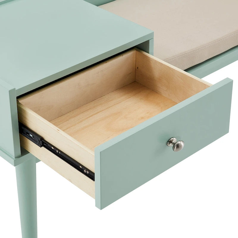 Banc d'entrée Niklas à 1 tiroir avec coussin iNSPIRE Q Moderne