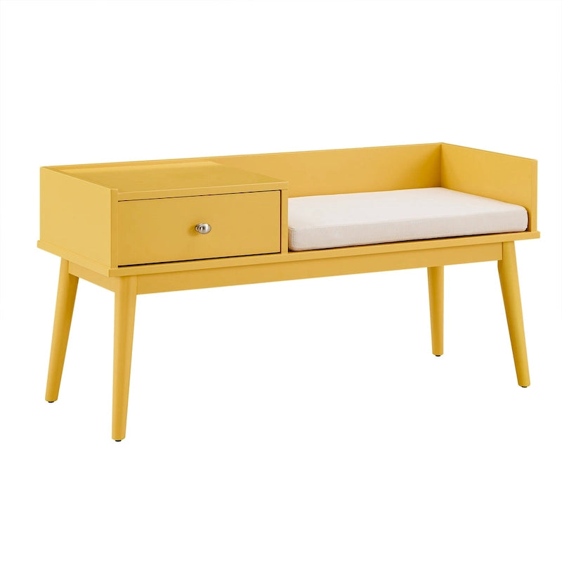 Banc d'entrée Niklas à 1 tiroir avec coussin iNSPIRE Q Moderne