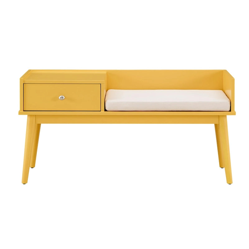 Banc d'entrée Niklas à 1 tiroir avec coussin iNSPIRE Q Moderne