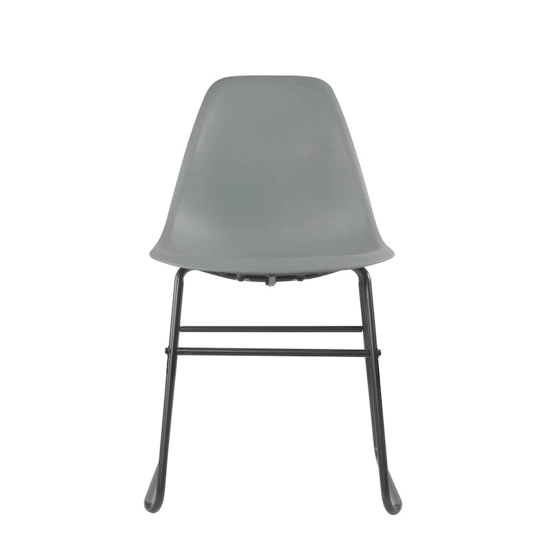 Chaises de salle à manger modernes sans accoudoirs Alivia de Porthos Home avec pieds en fer (lot de 2)