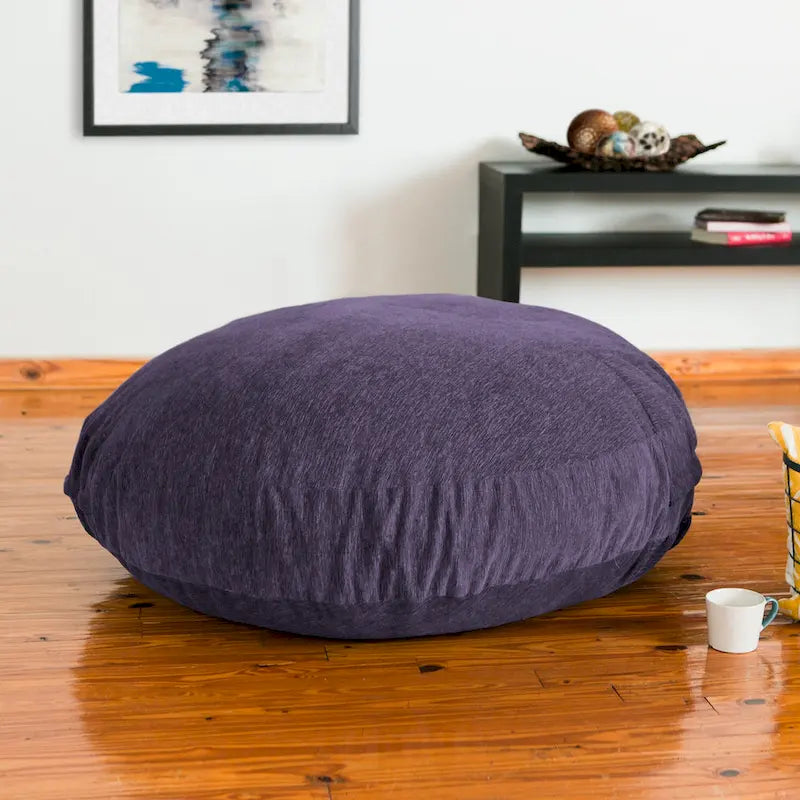 Pouf Jaxx Cocoon avec housse en chenille