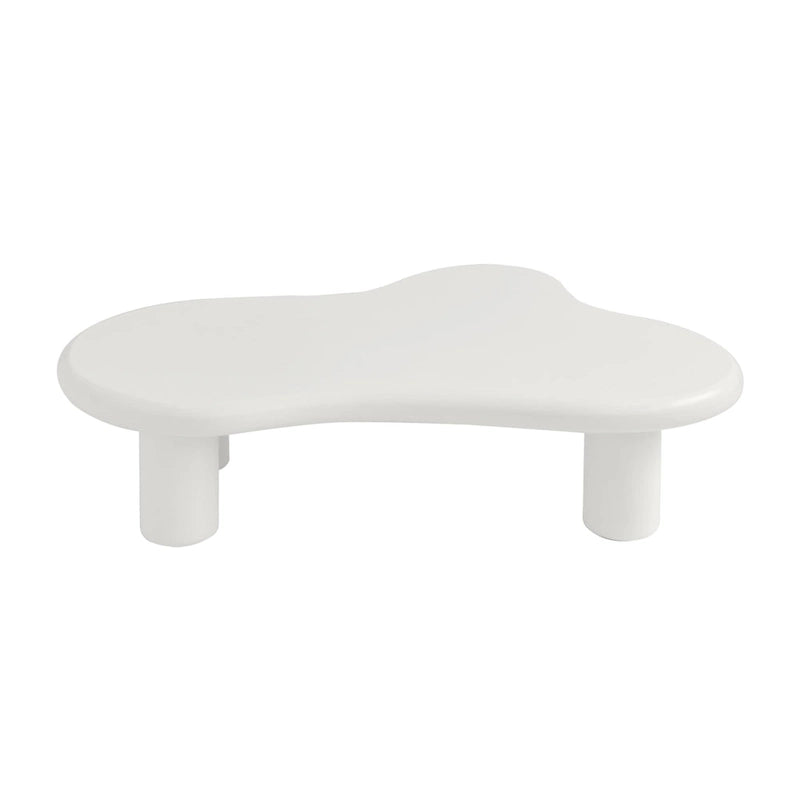 Table basse nuage, table basse moderne irrégulière à 4 pieds