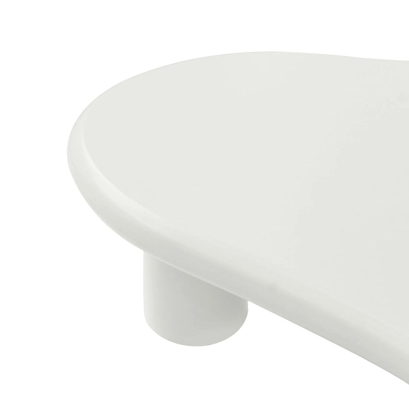Table basse nuage, table basse moderne irrégulière à 4 pieds