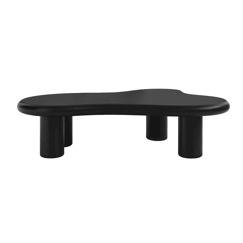Table basse nuage, table basse moderne irrégulière à 4 pieds