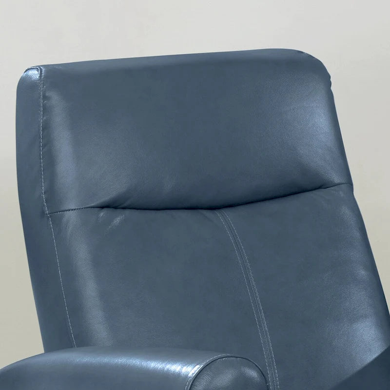 Fauteuil inclinable électrique Eli Contemporary en cuir avec massage lombaire