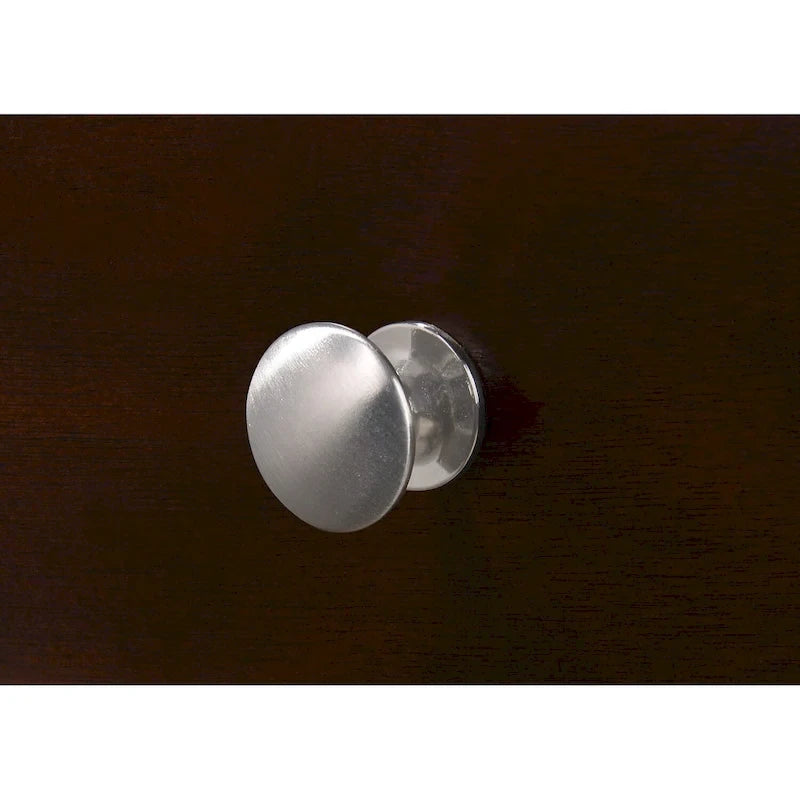 Ensemble de chambre à coucher Priscella 6 pièces avec plateforme de rangement en cerisier foncé