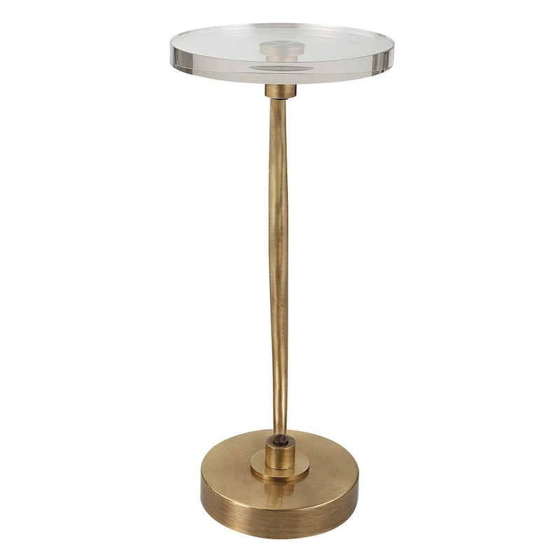 Table d'appoint en laiton Waveney d'Uttermost - 29 cm (L) x 61 cm (H) x 29 cm (P)