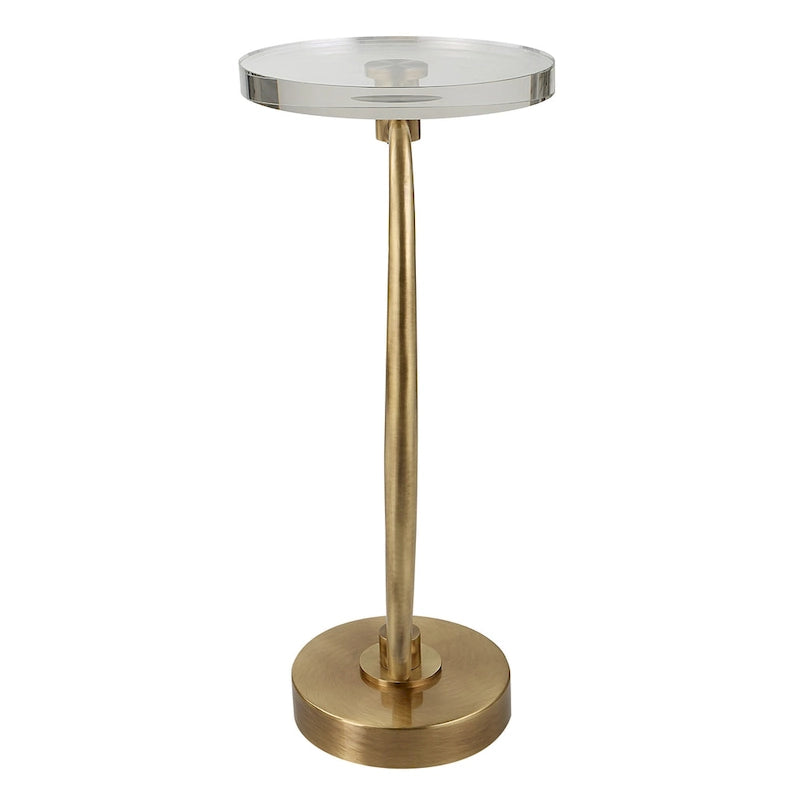 Table d'appoint en laiton Waveney d'Uttermost - 29 cm (L) x 61 cm (H) x 29 cm (P)