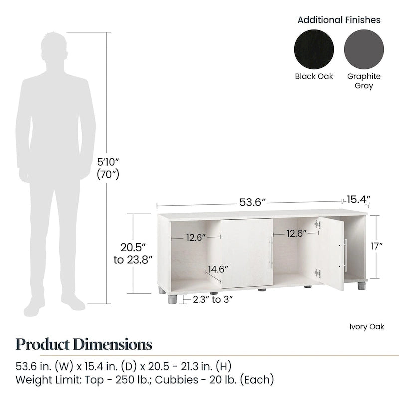 Banc de rangement à chaussures Systembuild Evolution Colwyn