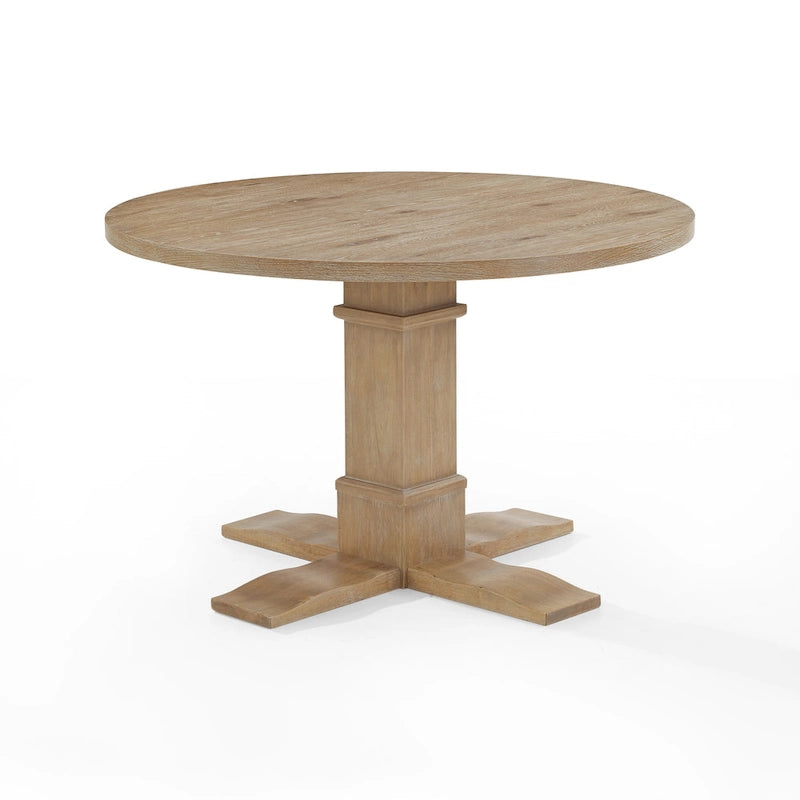 Table de salle à manger ronde Crosley Joanna - 120 cm L x 120 cm P x 77 cm H