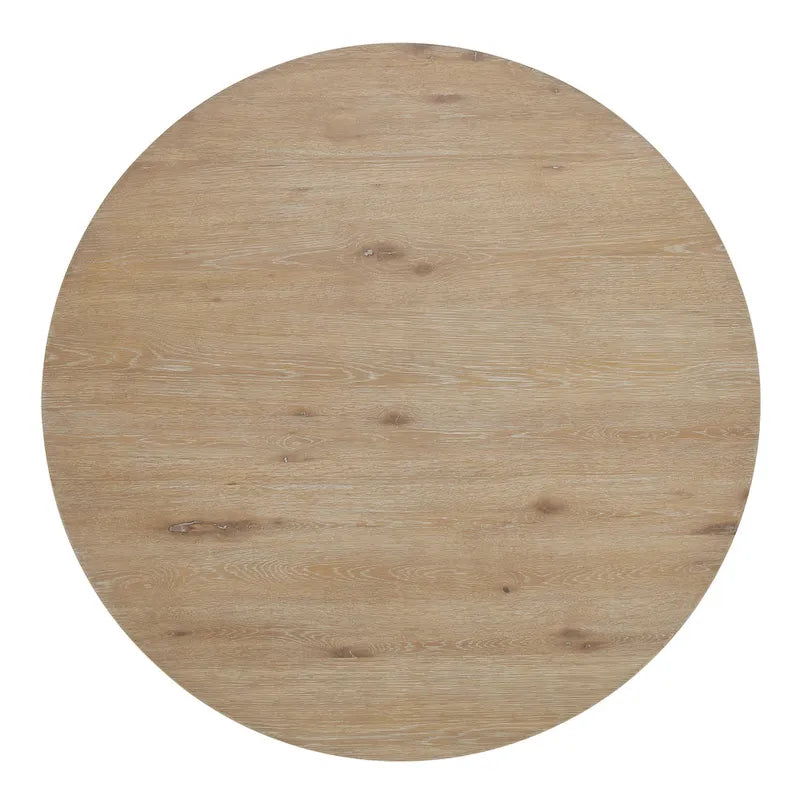 Table de salle à manger ronde Crosley Joanna - 120 cm L x 120 cm P x 77 cm H