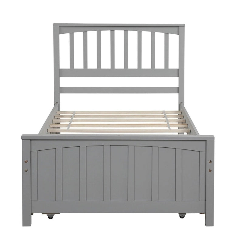 Lit plateforme Merax pour lit simple avec lit gigogne