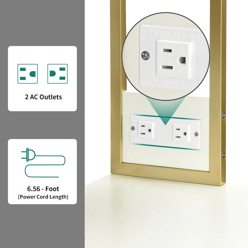 Meuble de cuisine Moasis 40 avec support pour micro-ondes, étagère de boulanger, coin café, rangement pour vin et étagères utilitaires
