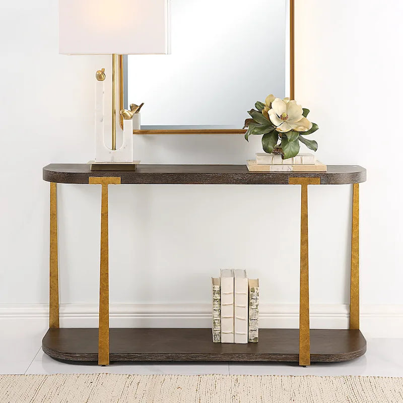 Table console en bois Uttermost Palisade - 54 po L x 30 po H x 14 po P