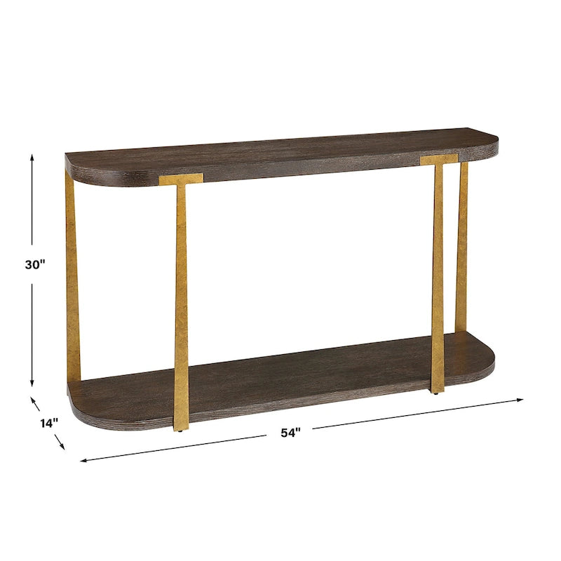 Table console en bois Uttermost Palisade - 54 po L x 30 po H x 14 po P
