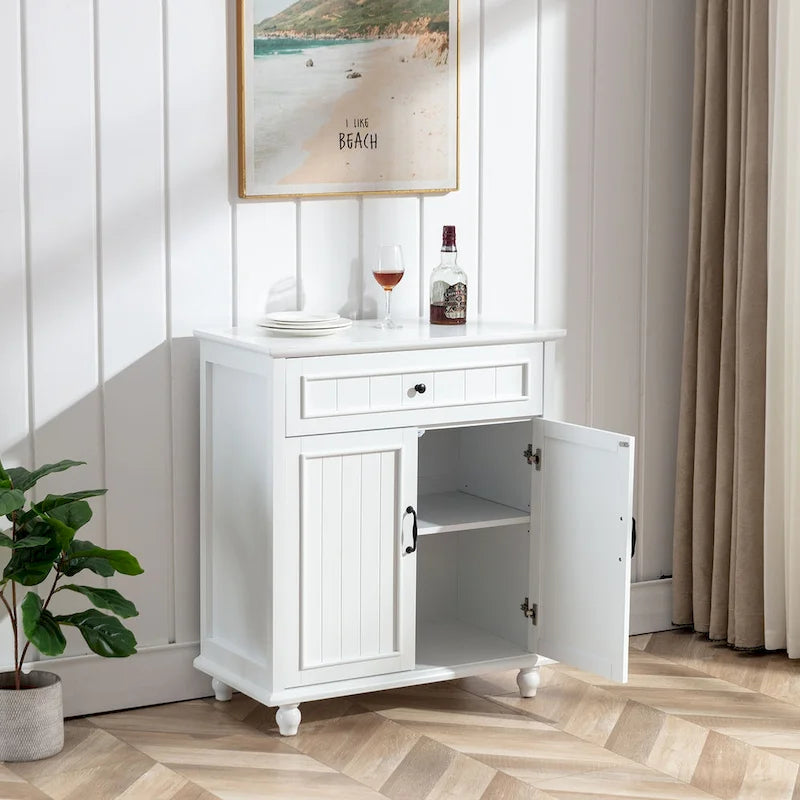 Buffet console de cuisine avec tiroirs et portes