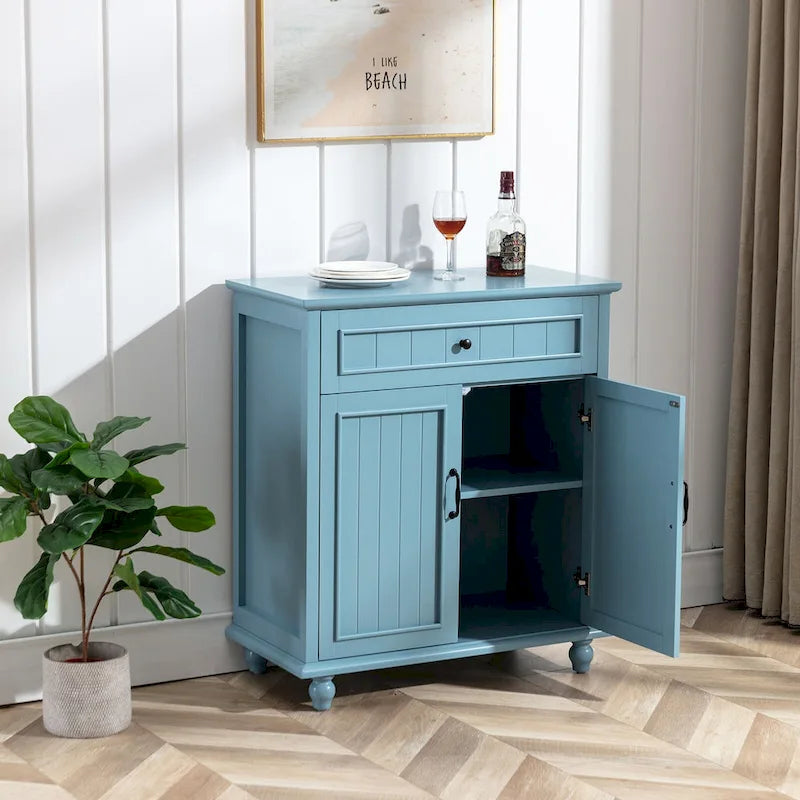 Buffet console de cuisine avec tiroirs et portes
