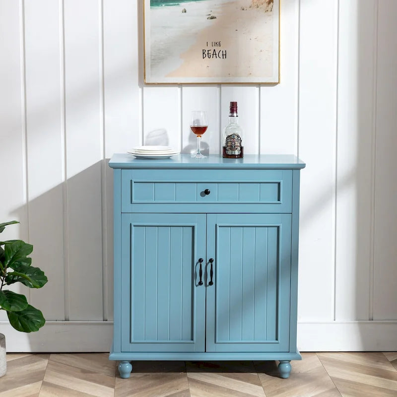 Buffet console de cuisine avec tiroirs et portes