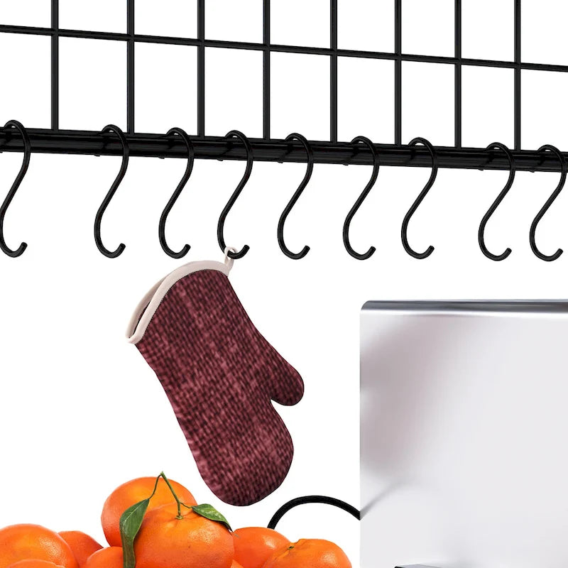 Étagère de cuisine Moasis à 5 niveaux avec prises électriques, ports USB, support pour micro-ondes avec porte et étagères