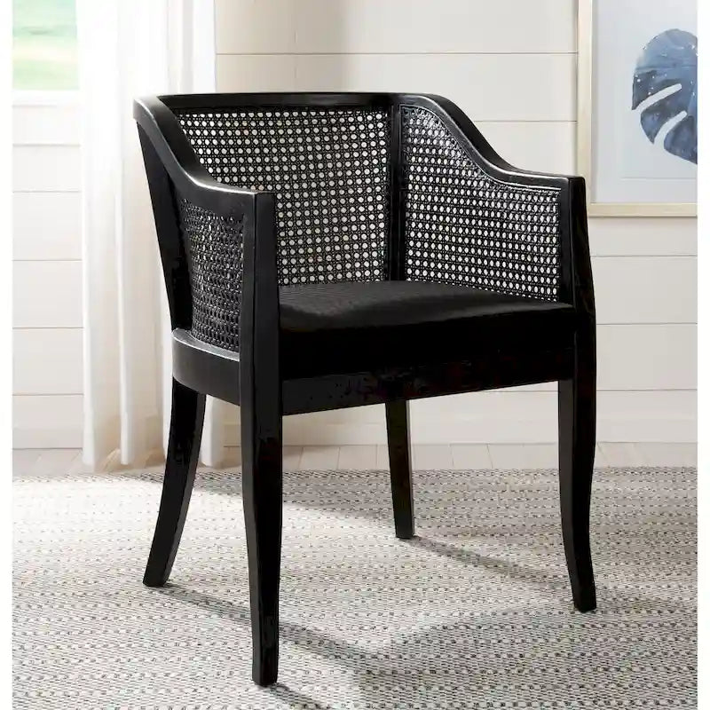 Chaise de salle à manger SAFAVIEH Velva en rotin - 60,5 x 59 x 81,5 cm - 61 x 58,5 x 81,5 cm (L x P x H)