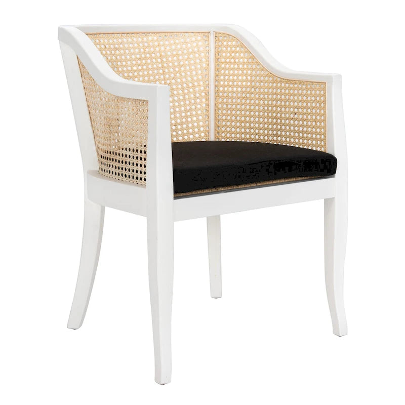 Chaise de salle à manger SAFAVIEH Velva en rotin - 60,5 x 59 x 81,5 cm - 61 x 58,5 x 81,5 cm (L x P x H)