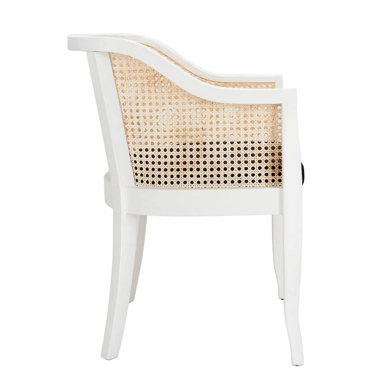 Chaise de salle à manger SAFAVIEH Velva en rotin - 60,5 x 59 x 81,5 cm - 61 x 58,5 x 81,5 cm (L x P x H)